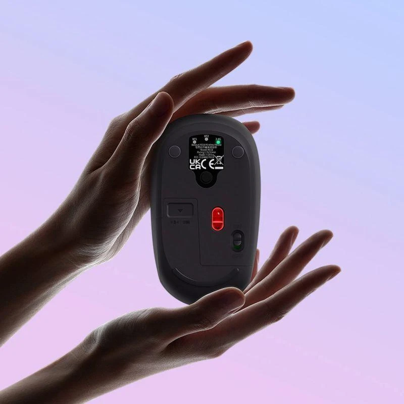 Belaidė pelė Baseus F01B Tri-mode 2.4G BT 5.0 1600 DPI (matinio pilka)