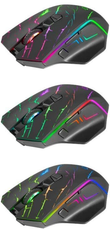 Kompiuterio Pelė - Defender GM-503 Uran Optinė RF RGB 3200dpi