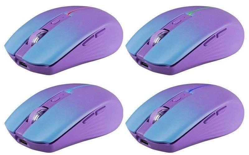 Pelė DEFENDER MYSTERY MM-301 RF+BT PURPLE 1600dpi 6P