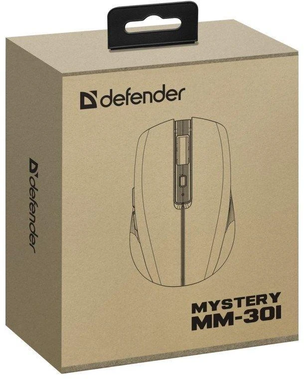 Pelė DEFENDER MYSTERY MM-301 RF+BT PURPLE 1600dpi 6P