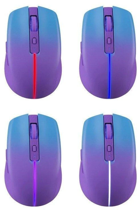 Pelė DEFENDER MYSTERY MM-301 RF+BT PURPLE 1600dpi 6P