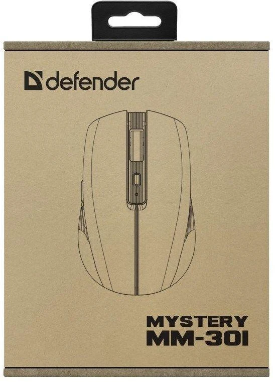 Pelė DEFENDER MYSTERY MM-301 RF+BT PURPLE 1600dpi 6P