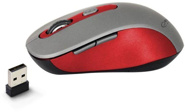 Belaidė pelė ESPERANZA 2.4GHZ ADARA RAUDONA EM131R
