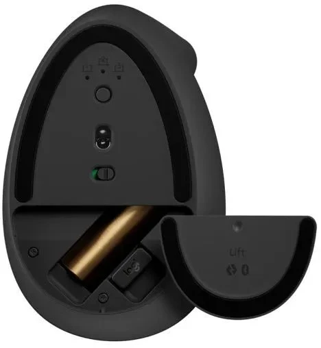 Belaidė pelė Logitech Lift, Grafito spalvos