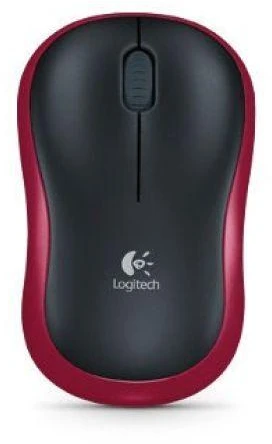 Belaidė pelė Logitech M185 910-002237 (optinė; 1000 DPI; raudona)