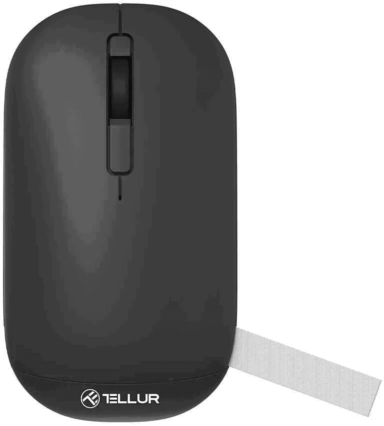 Belaidė pelė Tellur Gripper, juoda