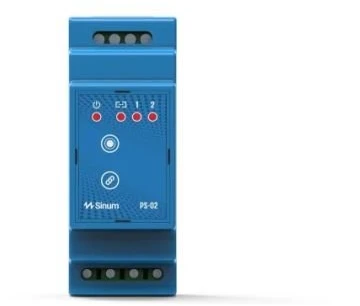 Tech Sterowniki Belaidis siųstuvas ant DIN bėgelio, mėlynas, PSZ-02 Tech Controllers