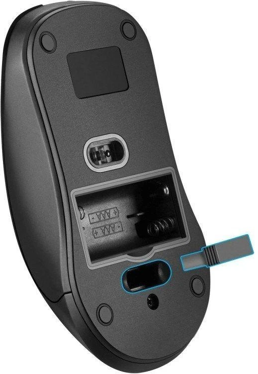 Pelė DEFENDER NEXUS MS-195 RF SILENT Juodas