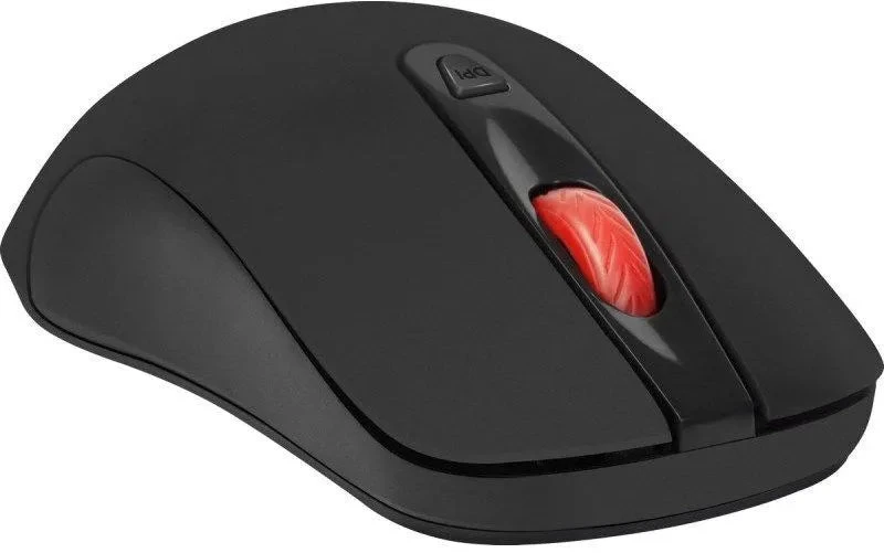 Belaidė tyli pelė Defender Nexus MS-195 RF, juoda