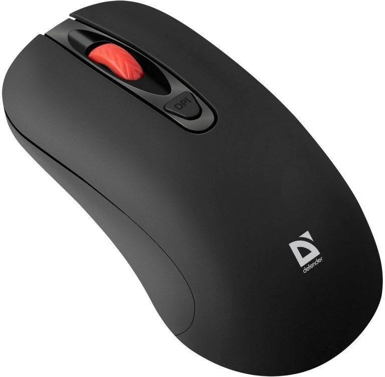 Pelė DEFENDER NEXUS MS-195 RF SILENT Juodas
