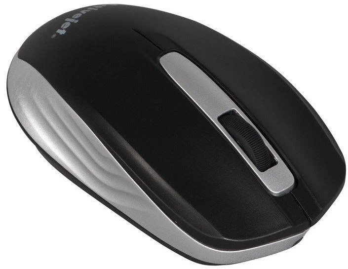 Belaidė Pelė - Activejet AMY-313 Optinė USB 1200 DPI Abipusė Juoda/Pilka