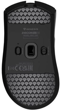 Pelė Myszka žaidimams Genesis Zircon 880 Pro belaidė 30000 dpi optinė juoda
