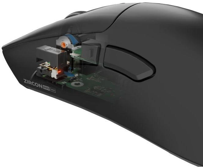 Pelė Myszka žaidimams Genesis Zircon 880 Pro belaidė 30000 dpi optinė juoda