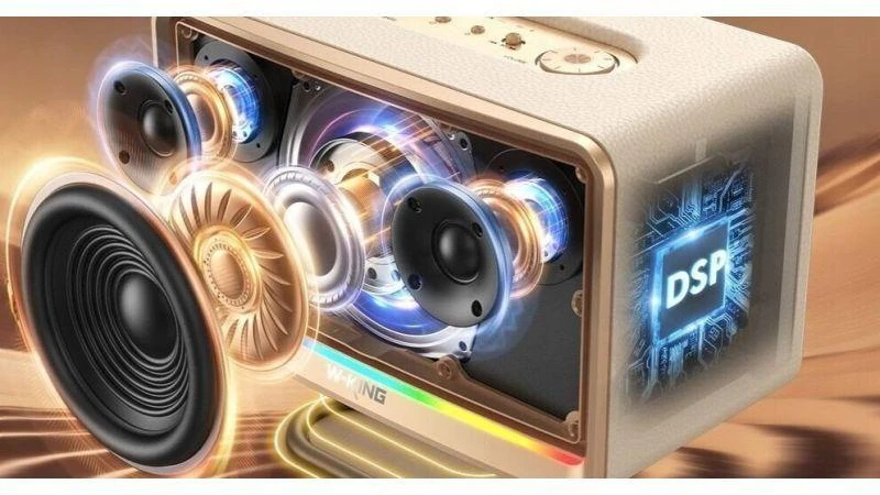 W-KING H330 belaidė „Bluetooth“ kolonėlė – Juodas