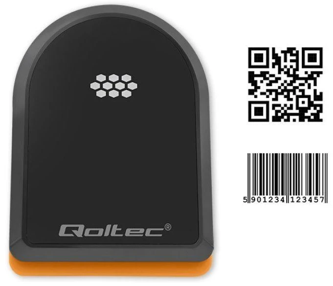 QOLTEC 50878 belaidė 1D 2D brūkšninių kodų skaitytuvo prijungimo stotelė