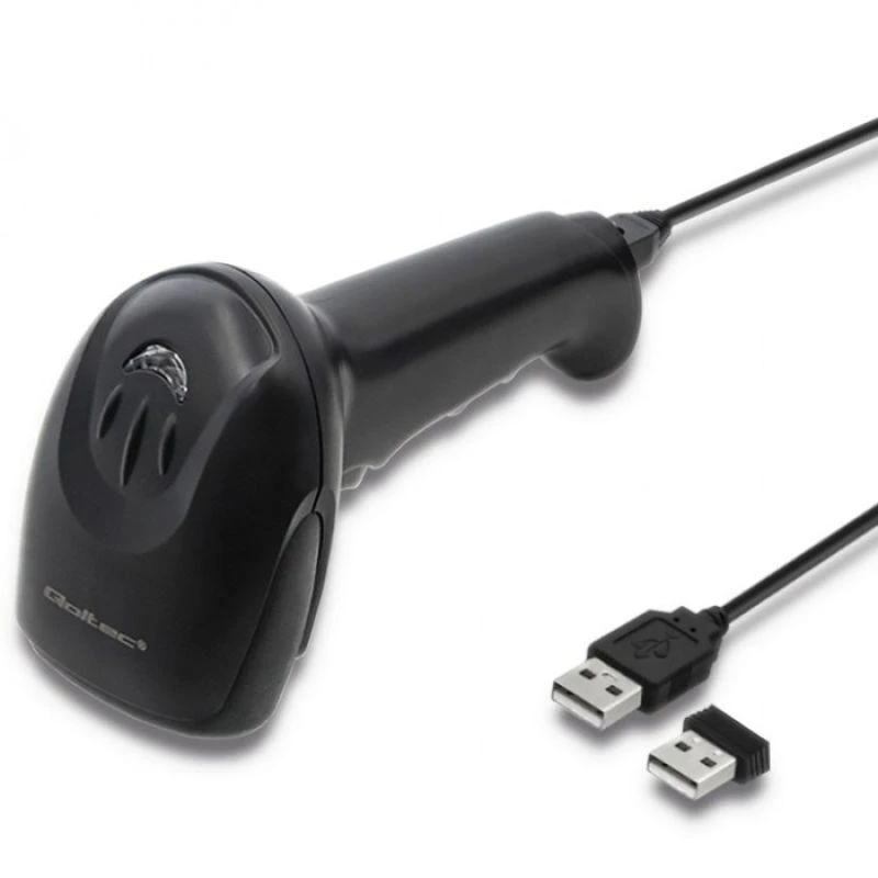 QOLTEC 50868 Barcode scanner 1D 2D Juodas