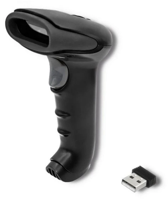 QOLTEC 50868 Barcode scanner 1D 2D Juodas