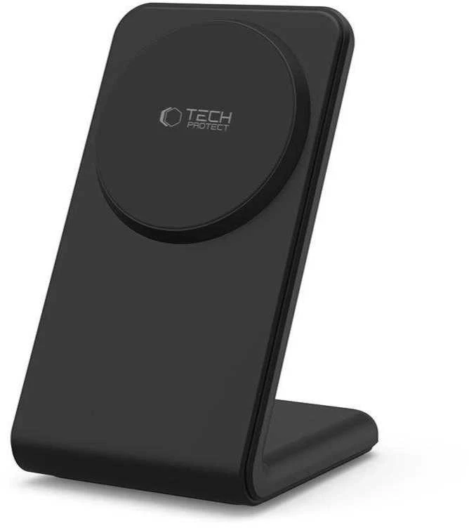 Tech-Protect QI15W-A38 MagSafe belaidis įkroviklis - Juodas