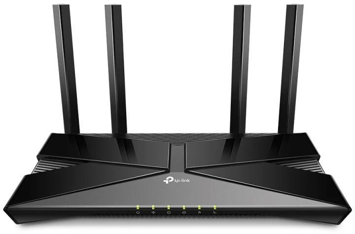 Carruzzo TP-Link XX230V belaidis maršrutizatorius Gigabitinis eternetas Dviguba juosta (2,4 GHz / 5 GHz) Juoda
