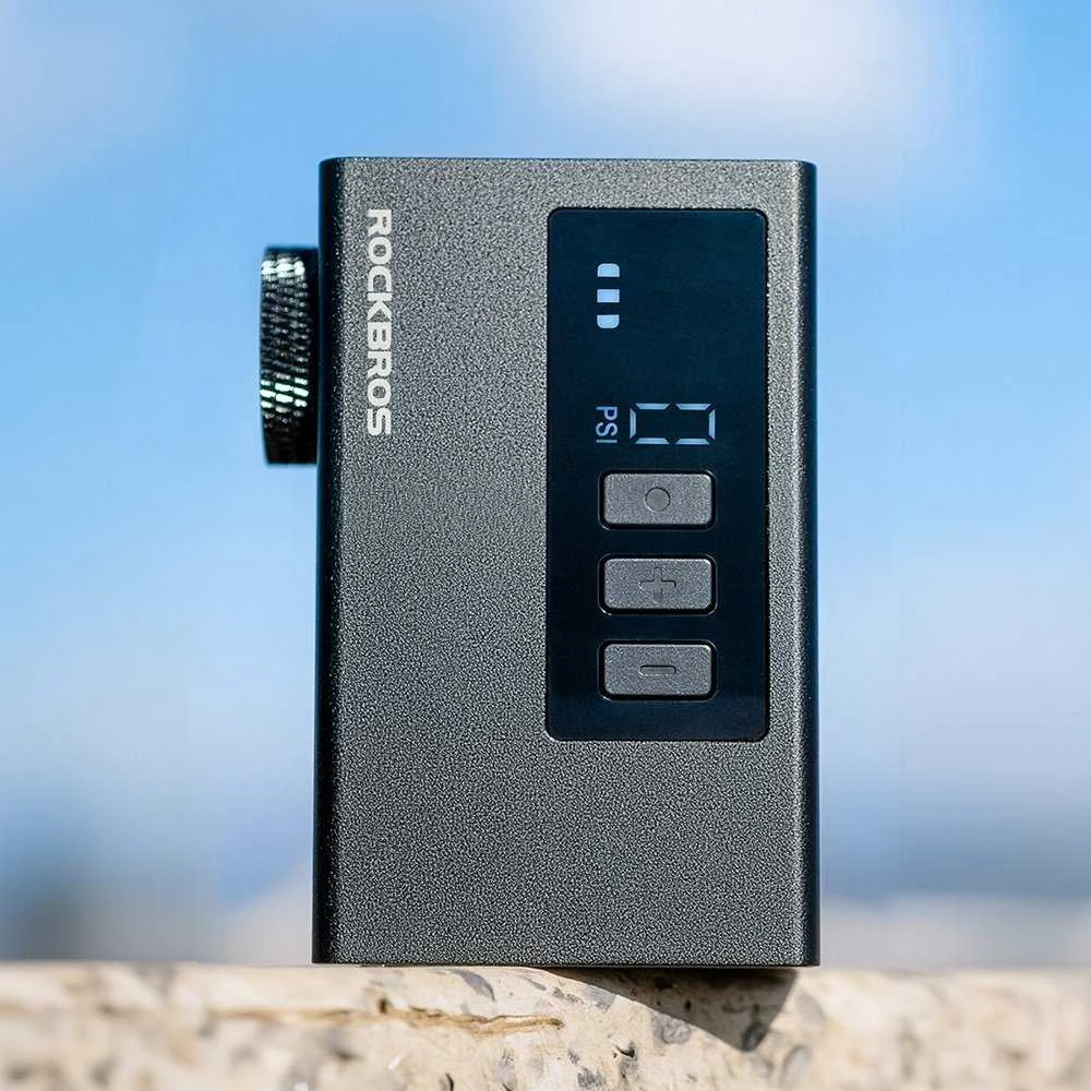 Rockbros AS240 PRO belaidis siurblys 120 psi kompresorius 420mAh - juodas