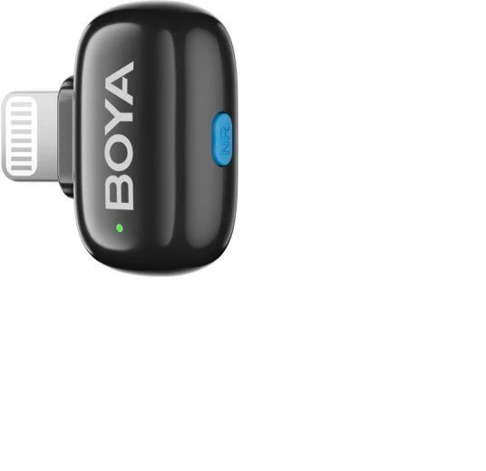 Mikrofony BOYA mini 2-01 belaidės 2.4GHz USB-C - juoda