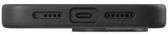 UNIQ dėklas Keva Max Apple iPhone 16 Pro 6.3 Magclick Charging juodos spalvos/juodos spalvos(carbon)