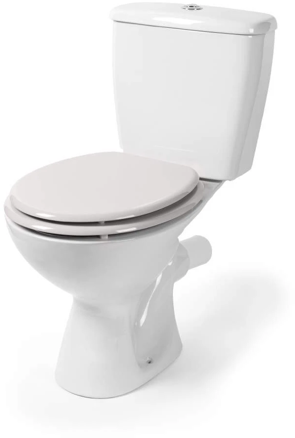 Beldray LA032355PGRY medinė klozeto sėdynė, balta