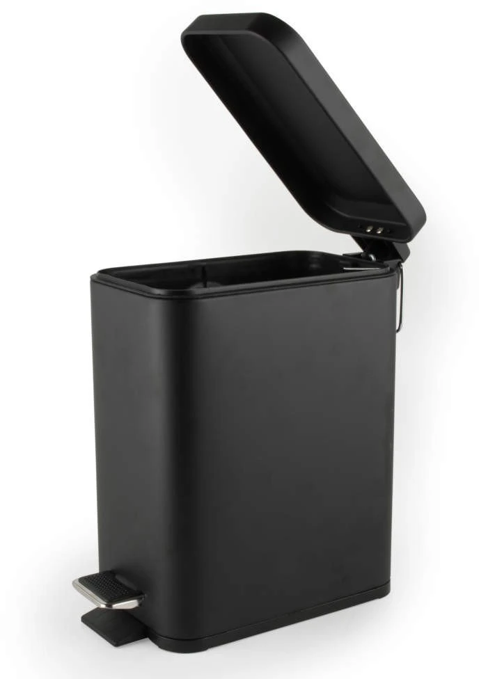 Beldray Slimline pedalinė šiukšliadėžė 5 l, juoda