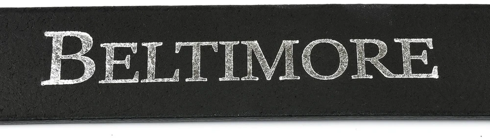 Beltimore vyriškas odinis diržas kelnių 3,5 cm juodas A99