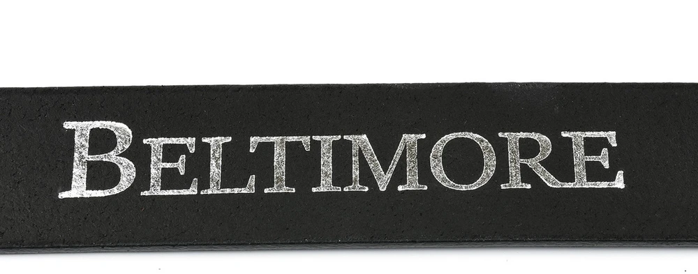 Beltimore skórzany męski dirželis do spodni 3,5 cm juoda A99