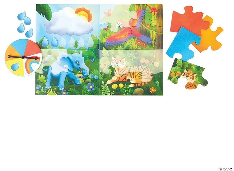 Bendradarbiavimo žaidimas-dėlionė „Raindrop Forest“
