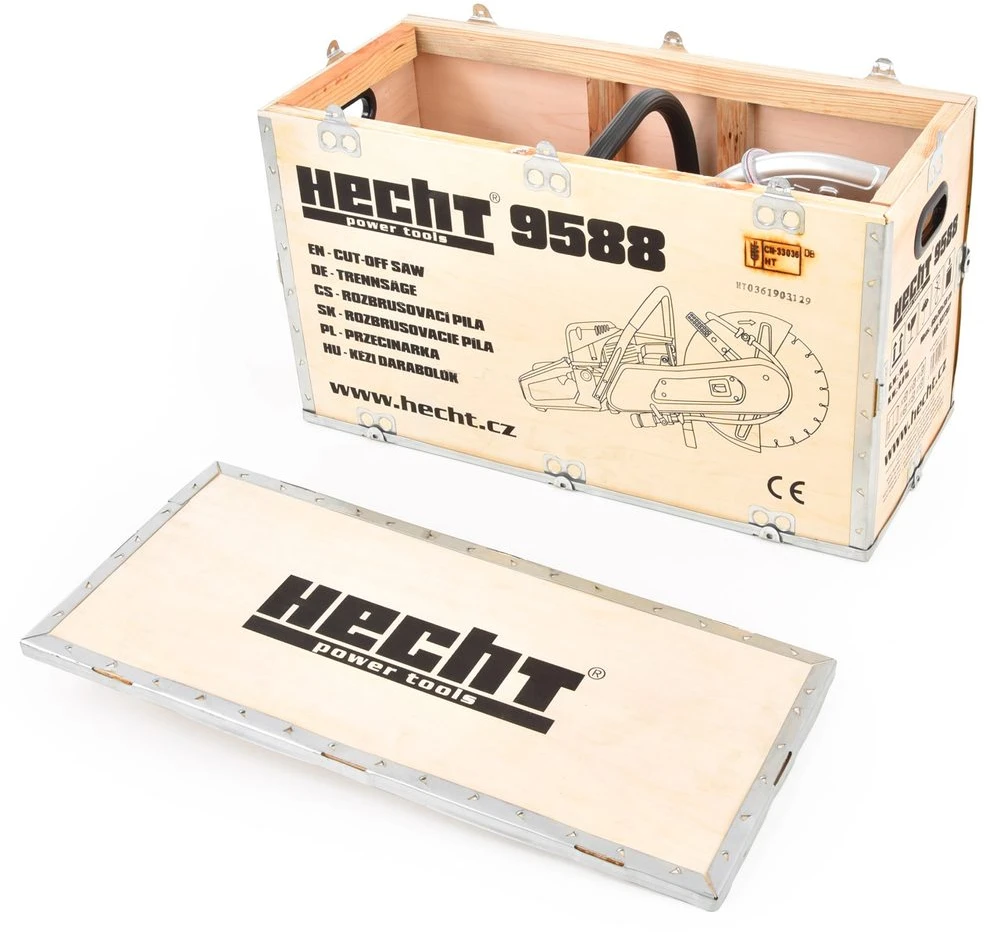 Benzininis diskinis pjūklas betonui HECHT 9588, 9,8kg