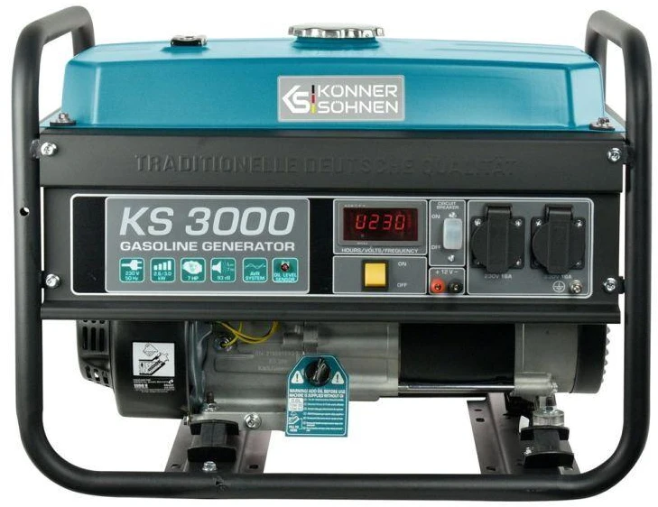 KÖNNER & SÖHNEN Generatorius benzininis 3kW 230V KS 3000