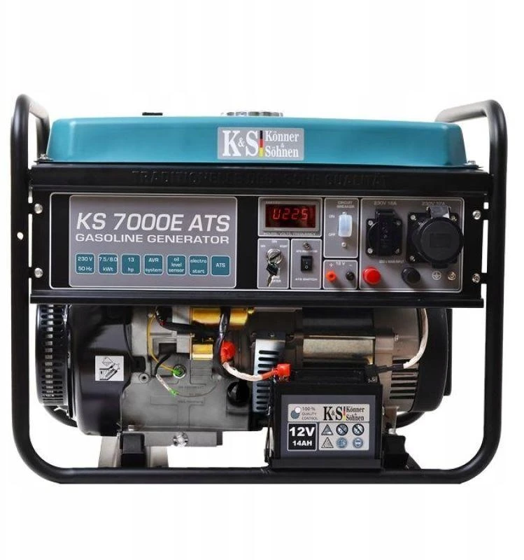Konner & Sohnen Generatorius benzininis 5500W, KS 7000E-ATS