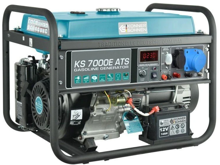 Konner & Sohnen Generatorius benzininis 5500W, KS 7000E-ATS