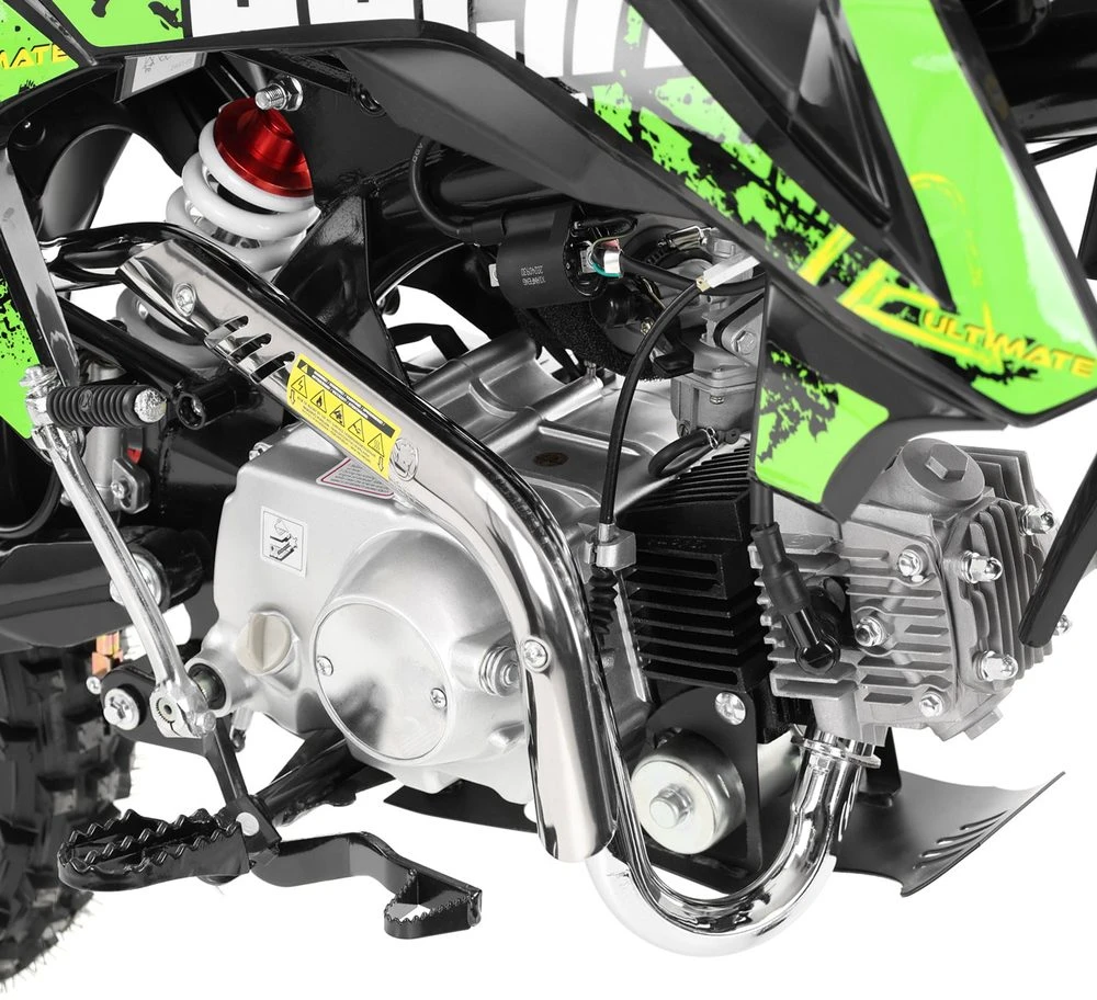 Benzininis krosinis motociklas HECHT 51126 Žalias, elektrinis užvedimas
