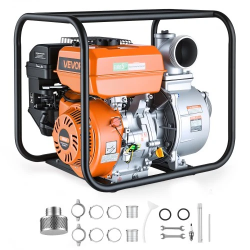 VEVOR Benzininis vandens siurblys 101.6 mm, 422 GPM