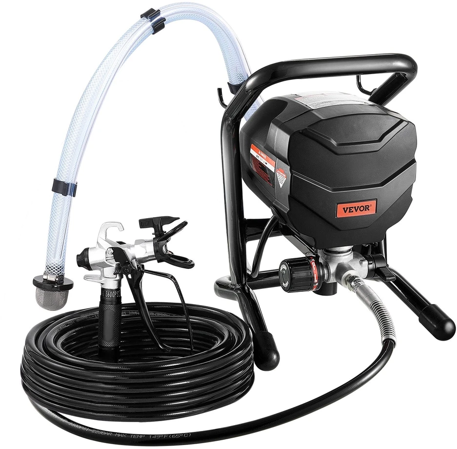 VEVOR Pastatomas beoris dažų purkštuvas 650 W 3000 PSI