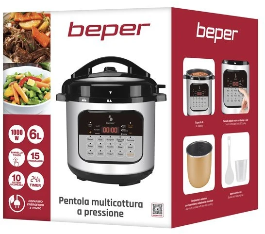 Beper P101COS002 daugiafunkcis puodas, 6 l