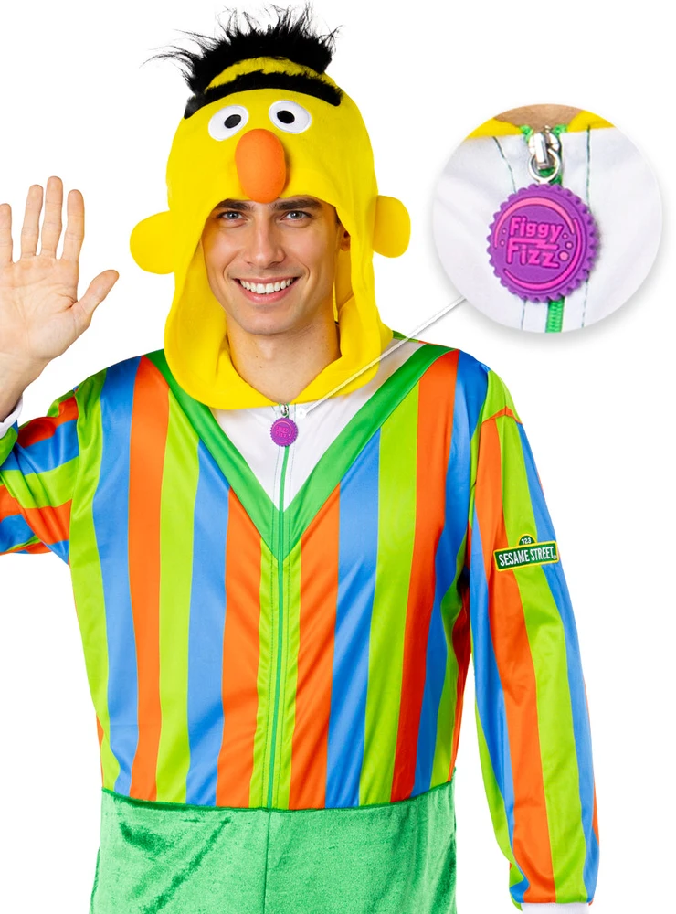 Berto (Bert) kostiumas suaugusiesiems – „Sezamo gatvė“ (Sesame Street)