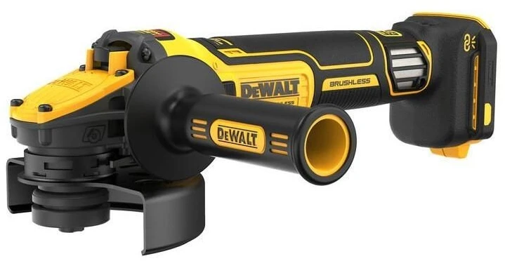 DeWALT 18 V XR kintamo greičio kampinis šlifuoklis su FV ADV, DCG409VSN-XJ be akumuliatoriaus ir kroviklio