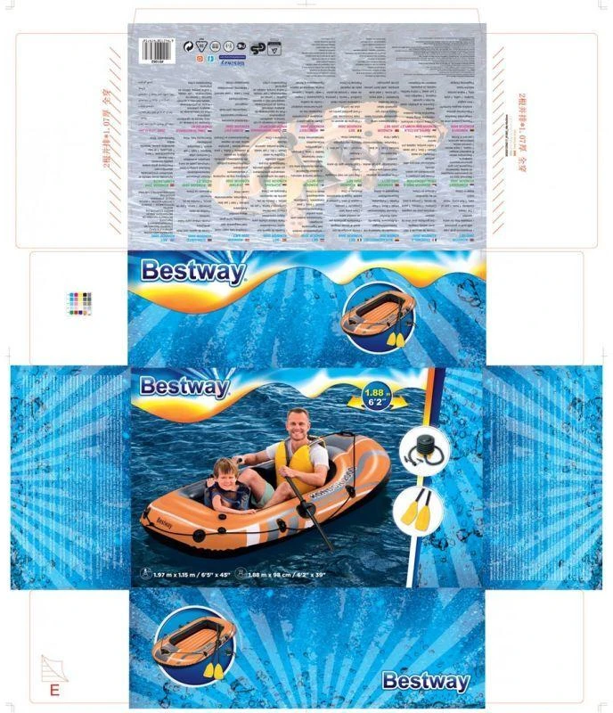 Bestway 61062 pripučiama valtis Kelionėms / poilsiui