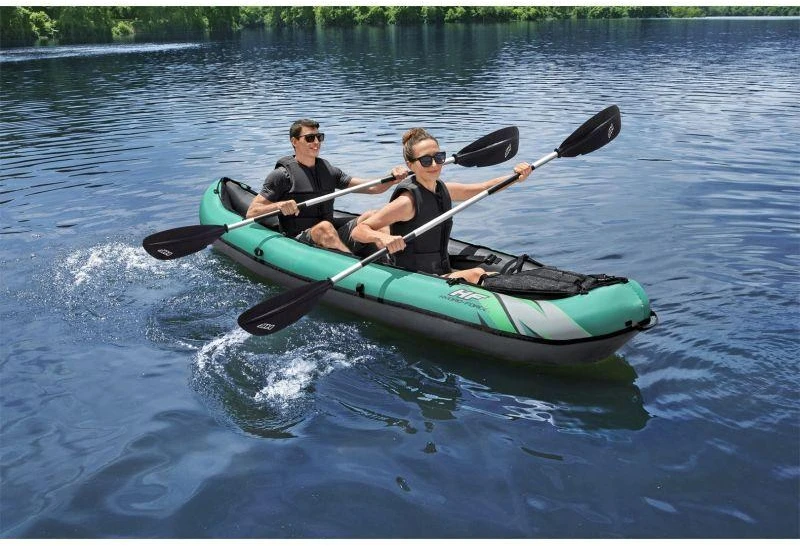 Bestway 2 asmenų kayak Ventura Elite X2 pripučiama valtis Hydro Force irklas 65052