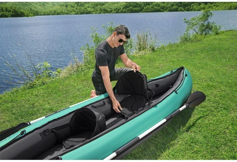 Bestway 2 asmenų kayak Ventura Elite X2 pripučiama valtis Hydro Force irklas 65052