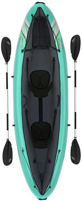 Bestway 2 asmenų kayak Ventura Elite X2 pripučiama valtis Hydro Force irklas 65052