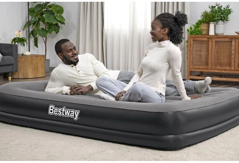 Bestway Savaime prisipučiantis turistinis čiužinys 2 asmenims 300 kg TRITECH 203x152cm 671BU