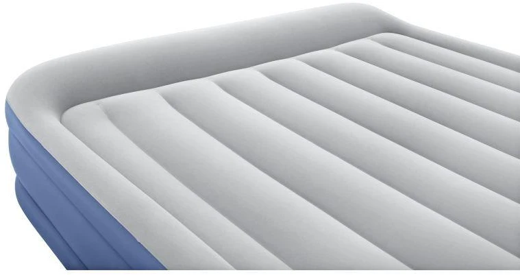Pripučiamas čiužinys BESTWAY Tritech, pilka/mėlynas, 203 cm x 152 cm x 46 cm