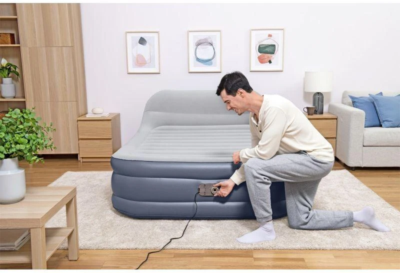 Bestway Pripučiama lova su įmontuota pompa, 226x152x84cm