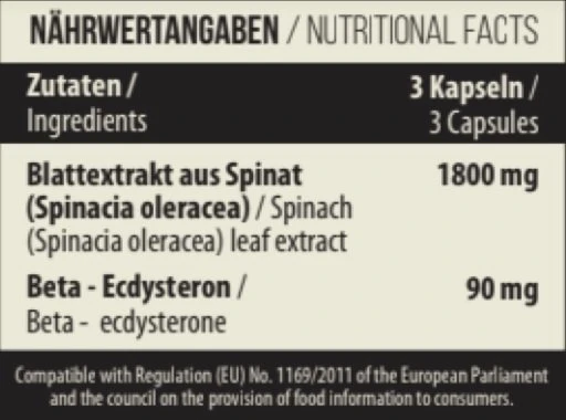 Beta ekdisteronas MST 240 kapsulių