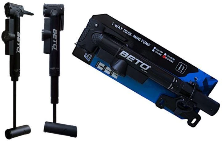 None Pompa BETO Mini plastikas CLD-038G teleskopinė su manometriu